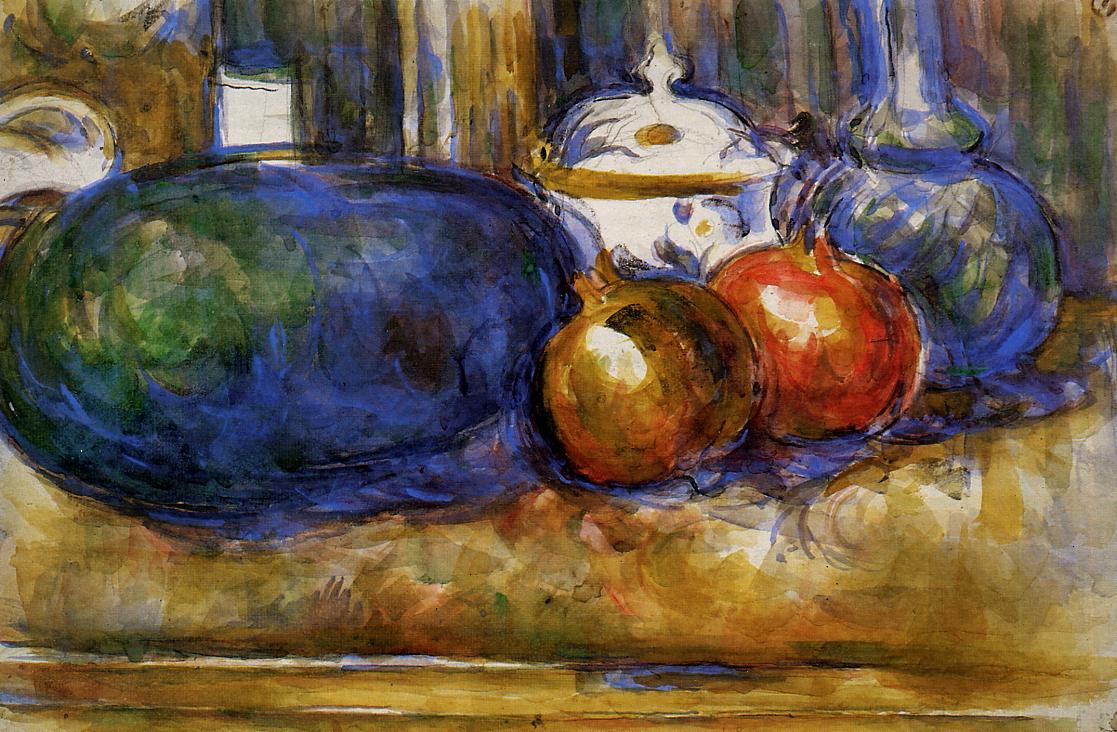 Still Life with Watermelon and Pemegranates 