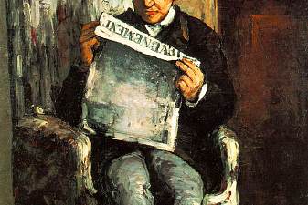 The Artist's Father Reading his Newspaper