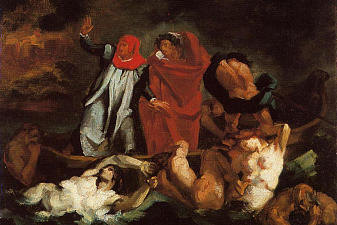 The Barque of Dante (after Delacroix)