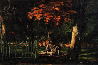 The Lion and the Basin at Jas de Bouffan