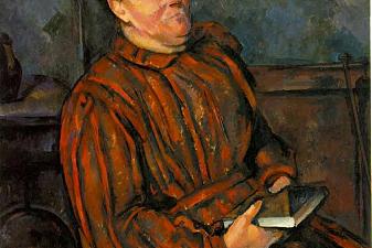 Woman in a Red Striped Dress