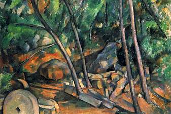 Woods with Millstone