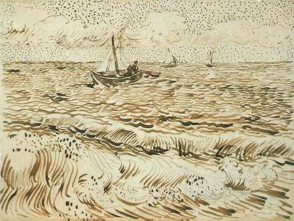 A Fishing Boat at Sea 