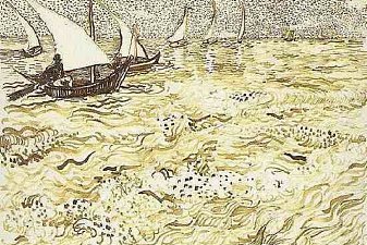 A Fishing Boat at Sea