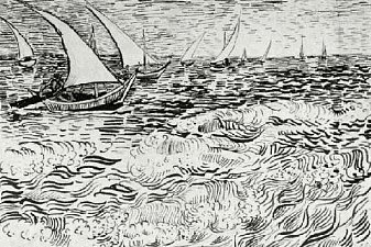 A Fishing Boat at Sea