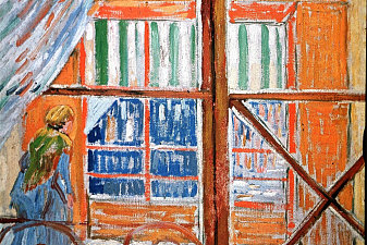 A Pork-Butcher‘s Shop Seen from a Window