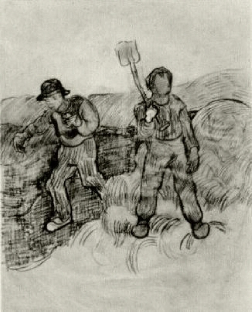 A Sower and a Man with a Spade 