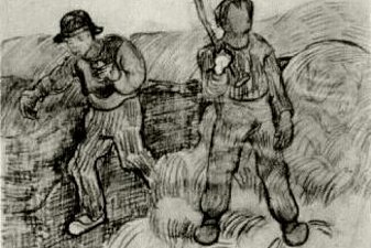 A Sower and a Man with a Spade