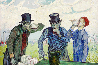 The Drinkers (after Daumier)