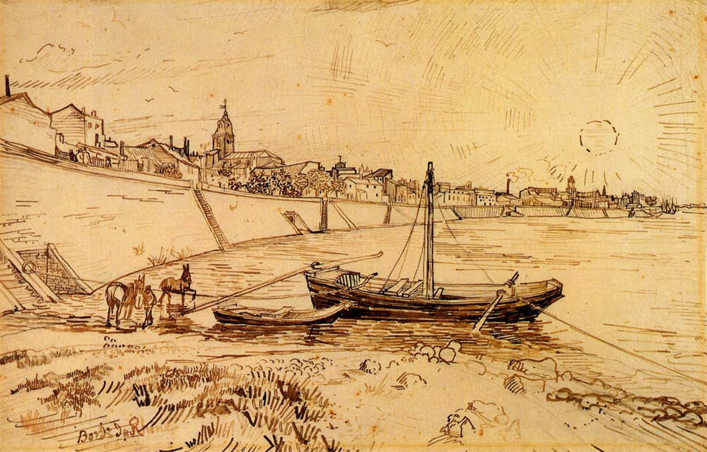 Bank of the Rhone at Arles 