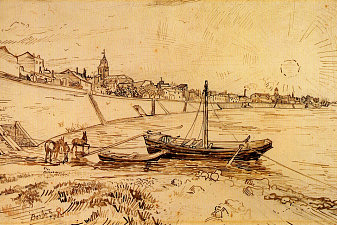 Bank of the Rhone at Arles