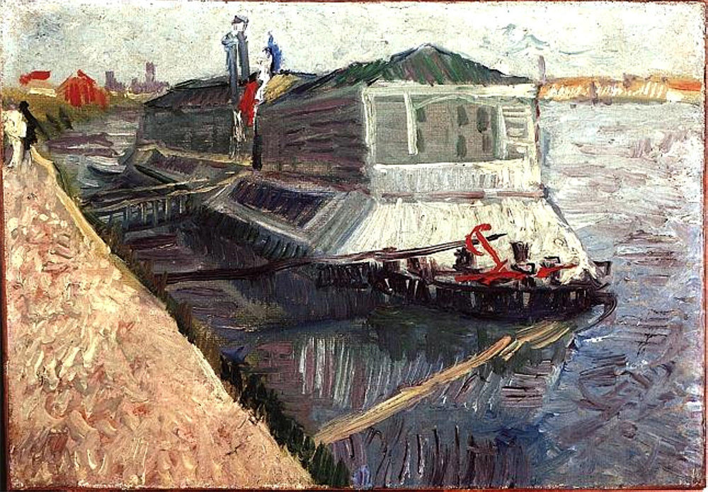 Bathing Float on the Seine at Asnieres 
