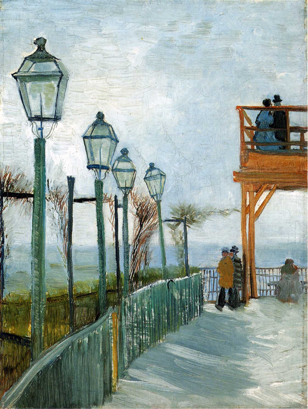 Belvedere Overlooking Montmartre 