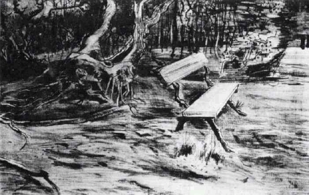 Bench in a Wood 