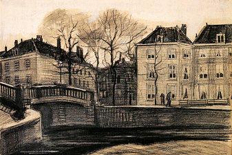 Bridge and Houses on the Corner of Herengracht-Prinsessegracht