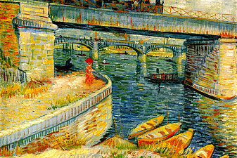 Bridges across the Seine at Asnieres