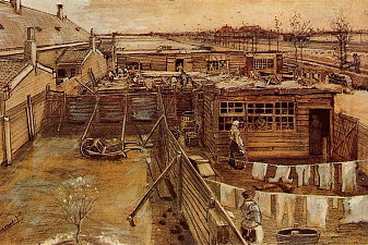 Carpenter`s Workshop Seen from the Artist`s Studio