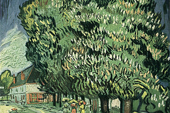 Chestnut Trees in Blossom