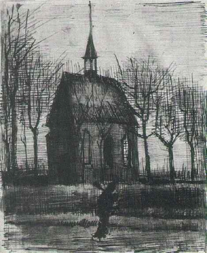 Church in Nuenen, with One Figure 