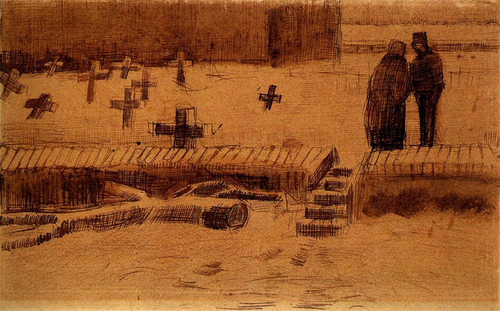 Churchyard in Winter 