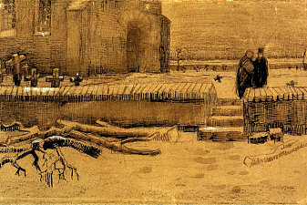 Churchyard in Winter