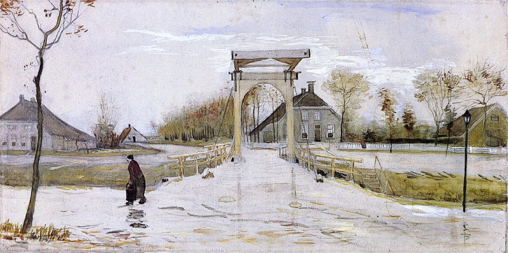 Drawbridge in Nieuw-Amsterdam 
