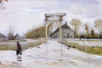 Drawbridge in Nieuw-Amsterdam