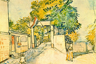 Entrance to the Moulin de la Galette