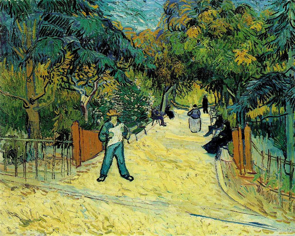 Entrance to the Public Garden in Arles 