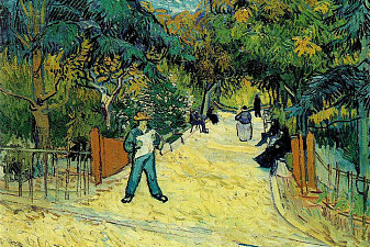 Entrance to the Public Garden in Arles