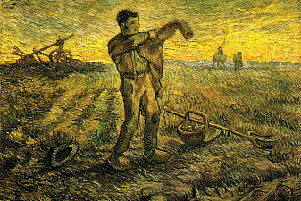 Evening - The End of the Day (after Millet)