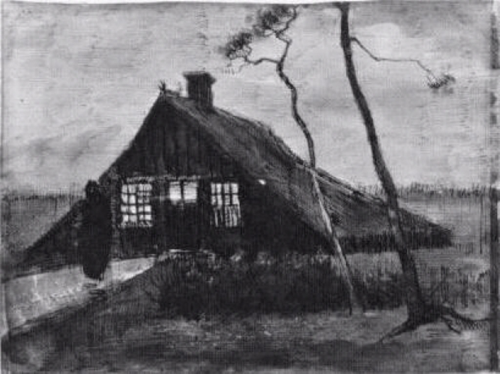Farmhouse at Night 