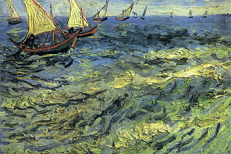 Fishing Boats at Sea