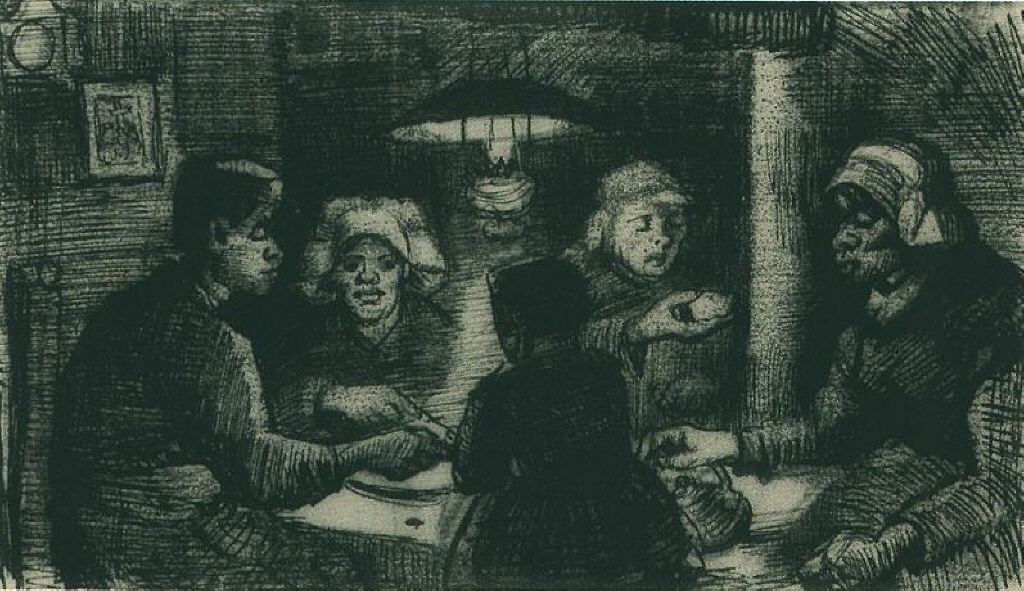 Five Persons at a Meal 