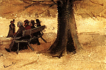 Four People on a Bench