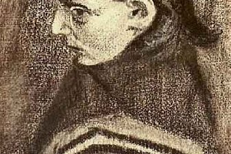 Girl with Shawl, Half-Figure