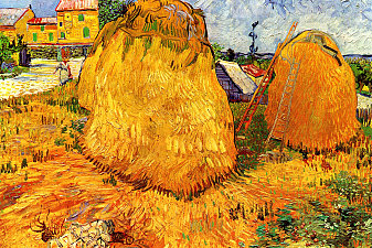 Haystacks in Provence