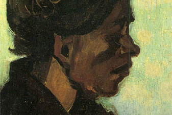 Head of a Brabant Peasant Woman with Dark Cap