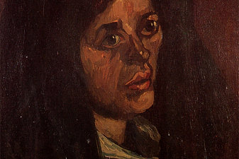 Head of a Peasant Woman in a Green Shawl