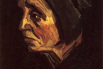Head of a Peasant Woman with Dark Cap