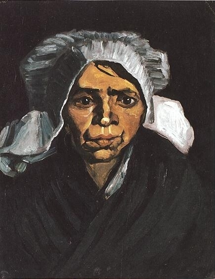 Head of a Peasant Woman with White Cap 