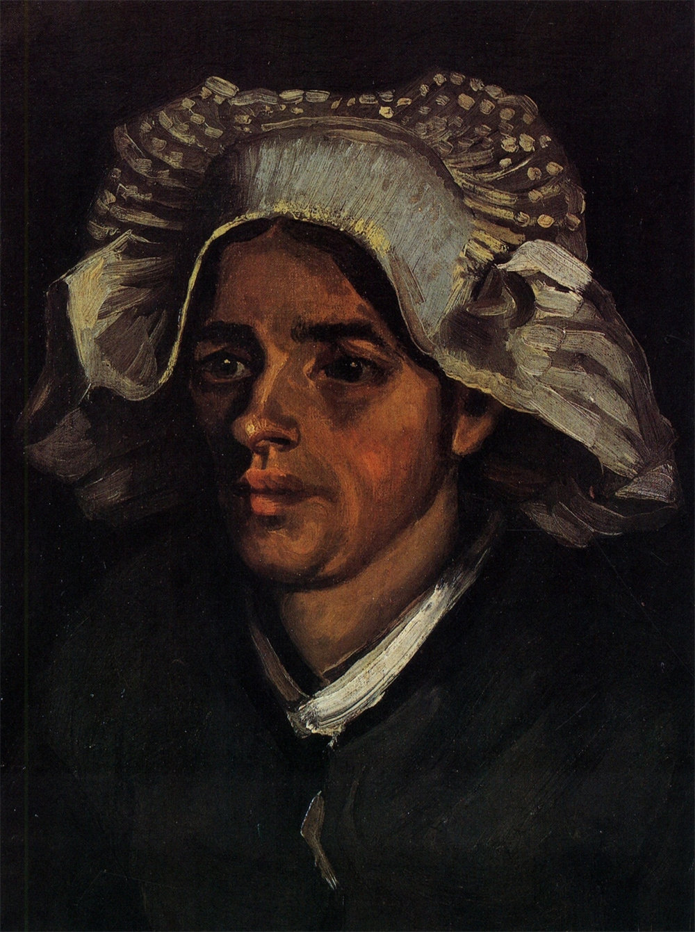 Head of a Peasant Woman with White Cap 