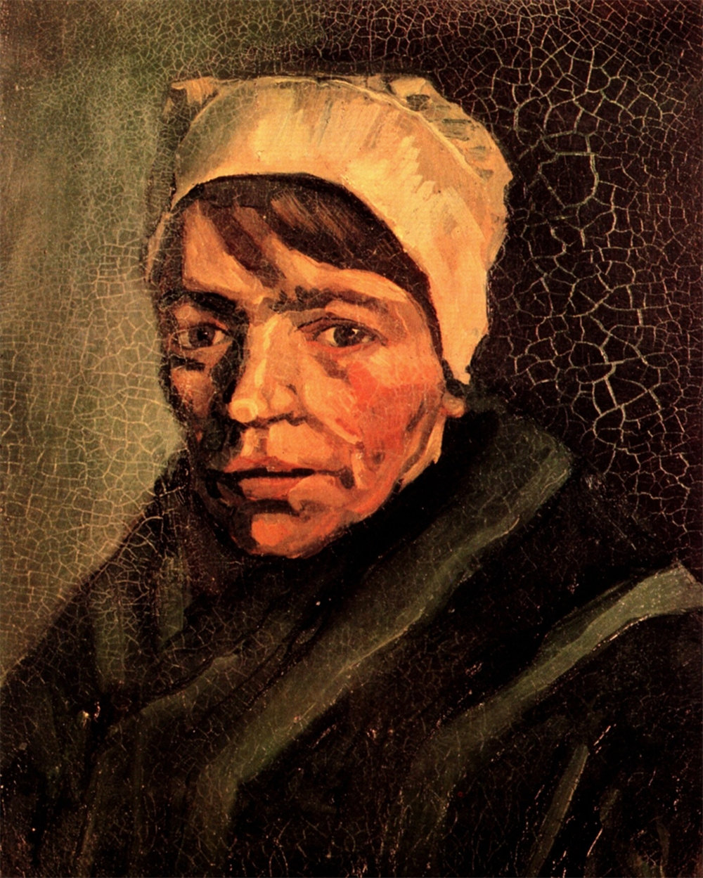 Head of a Peasant Woman with White Cap 