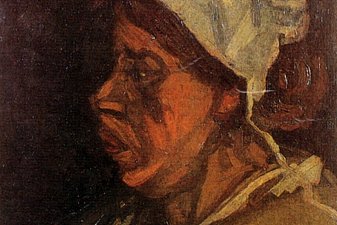 Head of a Peasant Woman with White Cap