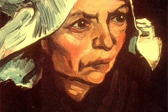 Head of a Peasant Woman with White Cap