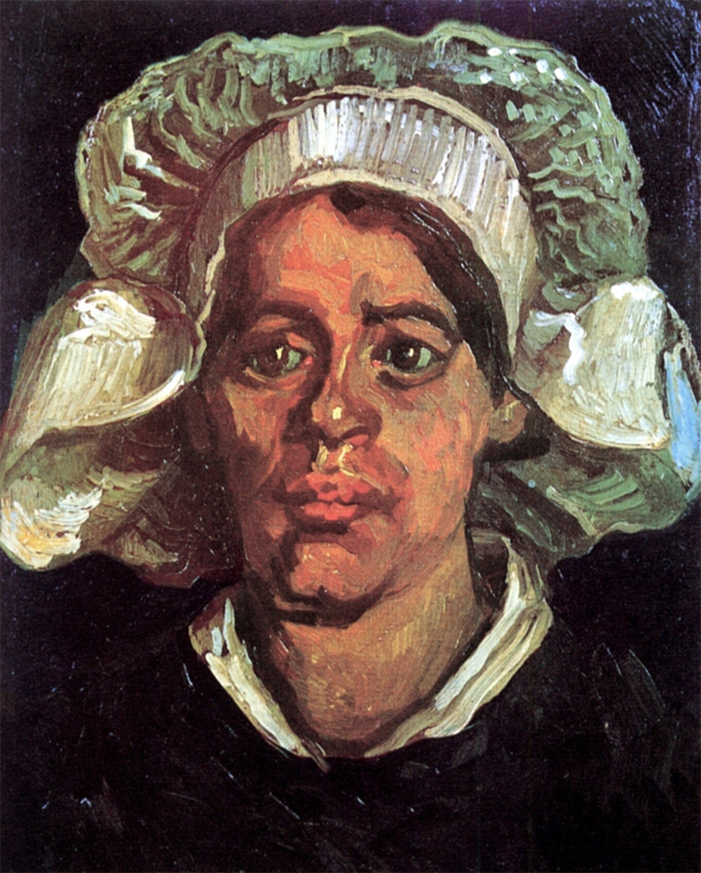 Head of a Peasant Woman with White Cap 