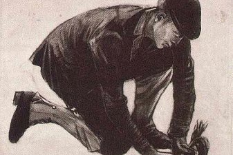 Kneeling Man, Planting