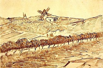 Landscape with Alphonse Daudet‘s Windmill