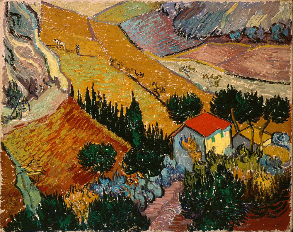 Landscape with House and Ploughman 