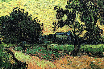 Landscape with the Chateau of Auvers at Sunset